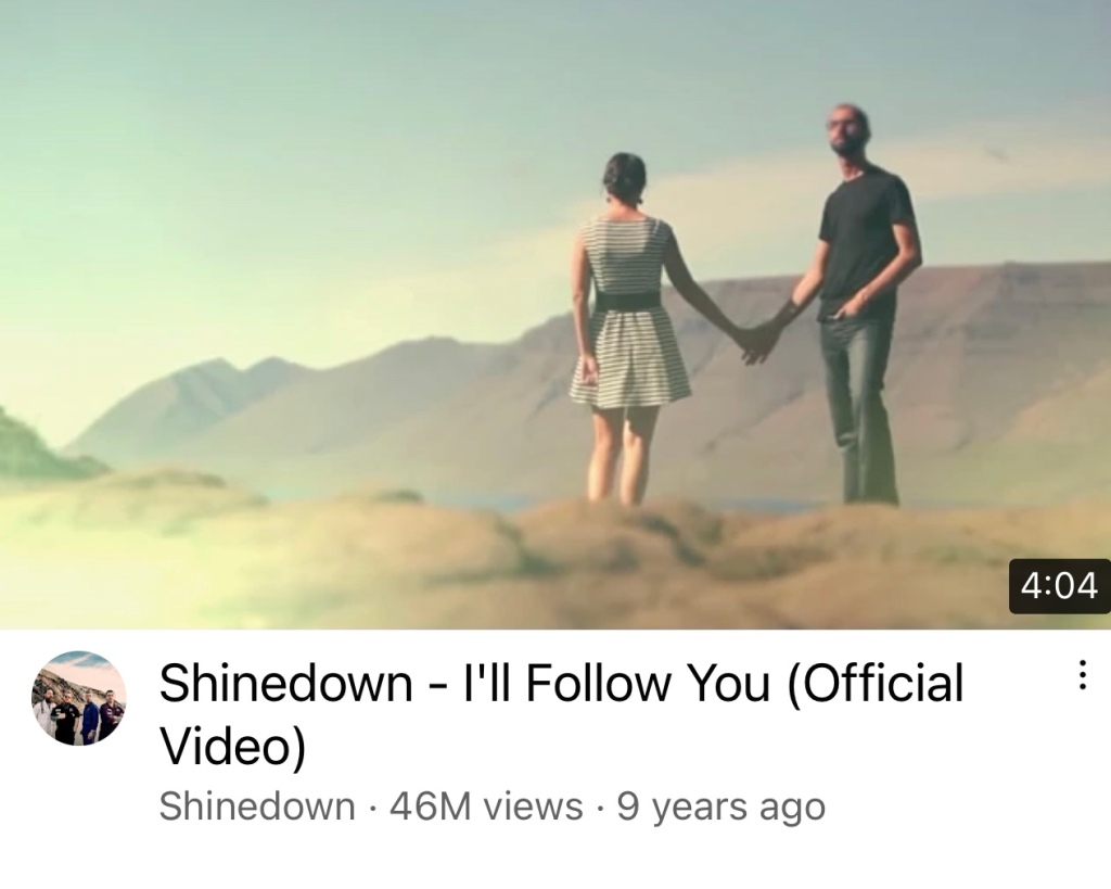 Shinedown. I’ll Follow You. Official Music Video. YouTube.